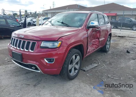 2014 Jeep Grand Cherokee Overland из США, поврежденный, VIN 1C4RJFCG9EC555440